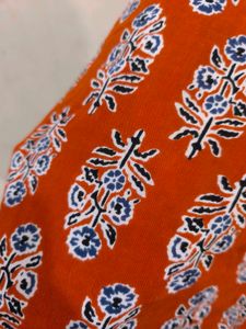 Orange shirt kurti