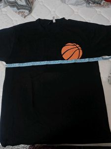 Black Printed Tshirt