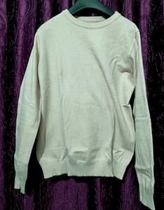 Thin Woolen Beige Colour Fitted Top