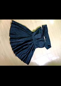 Black Glitter Dress