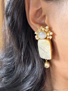 Elegant Stone Earrings