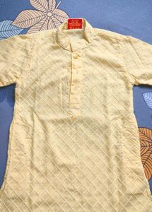 Kurta Pyjama Set With Full Embroidery