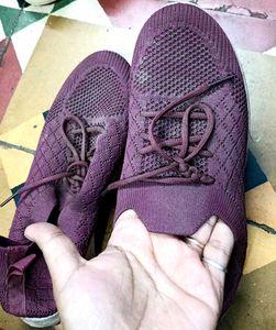 Burgundy Sneakers