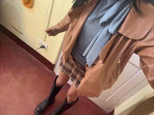 Brown Faux Leather Jacket