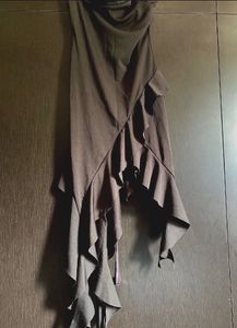 Newme asia ruffle hem dress