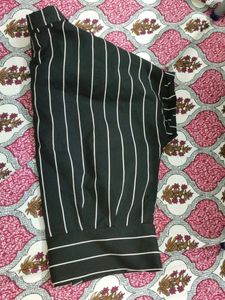 Striped Button-Down Top