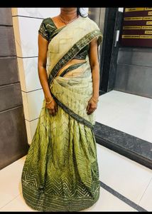Lehenga And Saree 2 In One