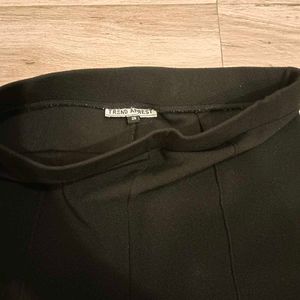 Black Women Straight Trousers