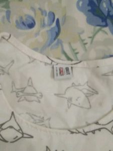 Shark Print T-Shirt