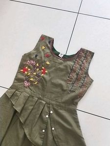 Xl Round Kurta Olive 💚