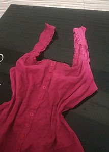 Cottagecore Red Top