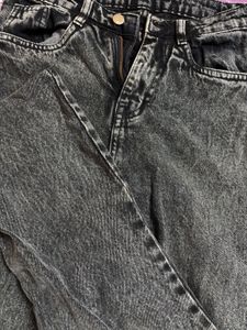 Black Washed High Waist Jeans – Size 26