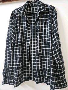 Oversized Plaid Shirt