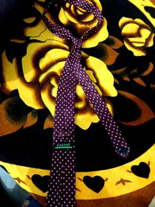 Polka Dot Purple Tie