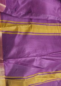 Elegant Purple &amp; Gold Saree