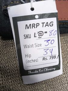 L@80 Size-30 Chic Black Leather Jacket