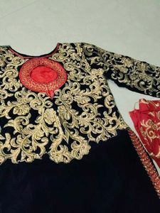 Designer Velvet Dress