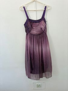 Y2K Purple Ombre Dress