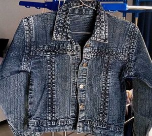 Women Washed Denim Jacket