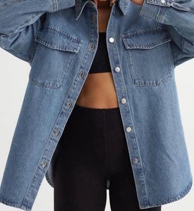 Oversized Denim Shirt Jacket