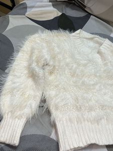 White Woollen Sweater