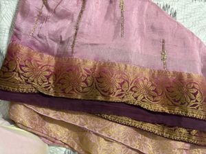 Lavender Saree