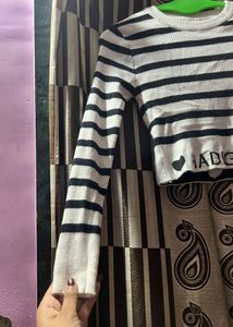 Striped Long Sleeve Top