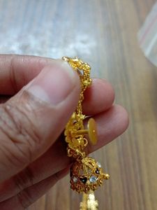Beads Chain With Jhumka Matis