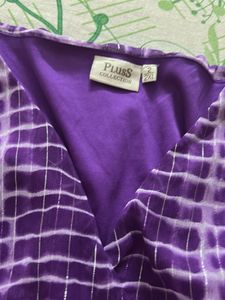 Purple Patterned Top