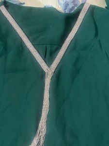 Emerald Green Top ( Only One Time Wear)