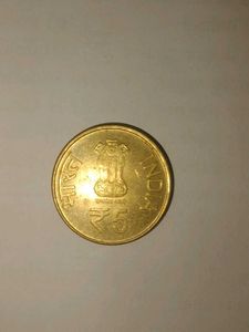 Five Rupees 125TH BIRTH OF JAWAHARLAL NEHRU coin