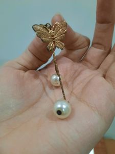Rusty Golden Butterfly Earrings