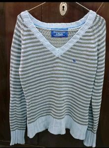 ABERCROMBIE & FITCH Striped Knit Sweater