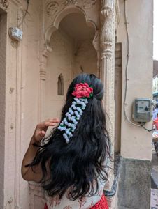 Handmade Crochet Lotus Gajra