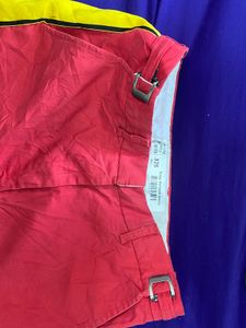 Red &amp; Yellow Striped Trousers