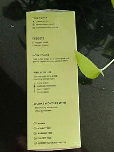 Foxtale Exfoliating Facial Toner