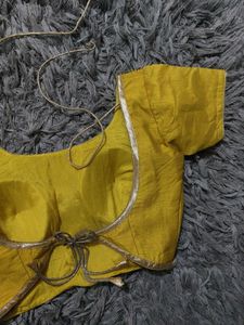 Yellow Embroidered Blouse