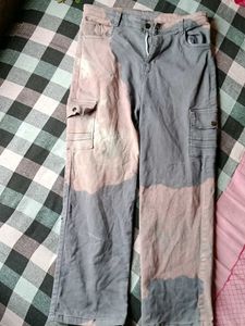 Dyed Denim Pant
