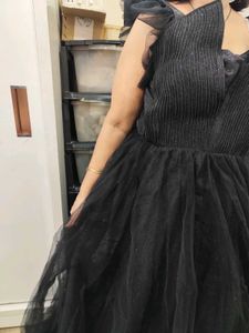 Heavy Evening Gown Shimmer Lining Inside