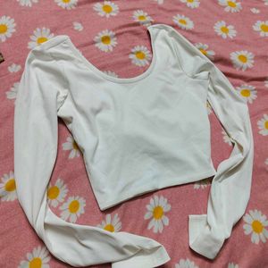 white backless top