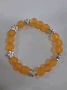 Yellow Beaded Bracelet