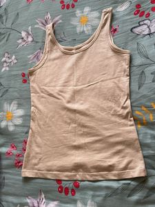 Beige Tank Top