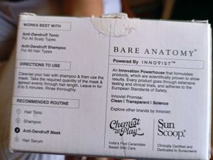 Bare Anatomy Anti - Dandruff Mask