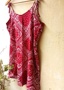 Shein Red Bandana Sundress (Women)