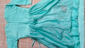 Aqua Embroidered Salwar Kameez
