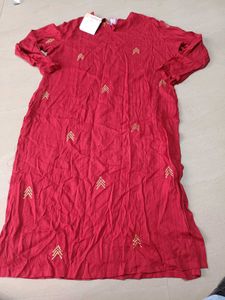Elegant Maroon Kurta Set, XL SIZE