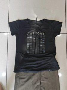 T-Shirt &amp; Flare Pant Set