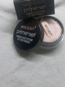 Swiss beauty primer and mattifying setting powder