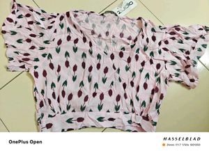 Floral Print Crop Top