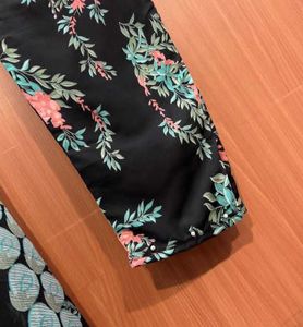 Black Embroidered Kurta Set